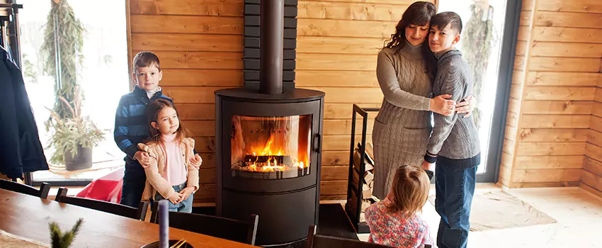 Morso Cast Iron Fireplace Insert Installation in Bellwood, Illinois