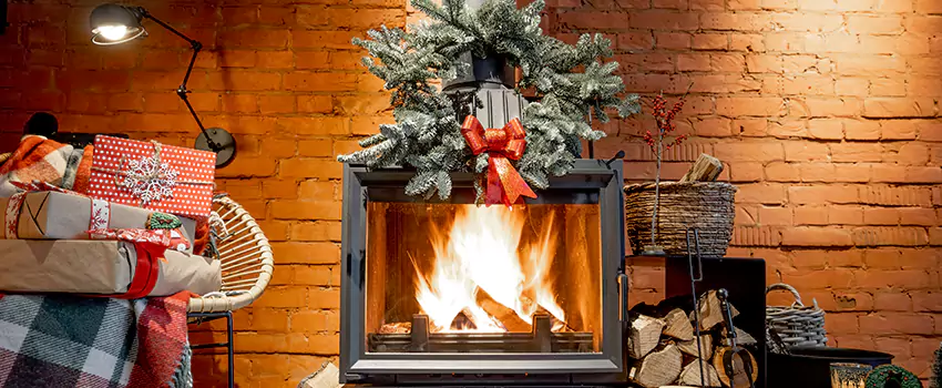 Travis Industries Linear Gas Fireplace Installation in Bellwood, Illinois