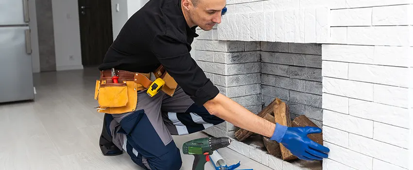 Fireplace Damaged Damper Frame Repair Services in Bellwood, Illinois