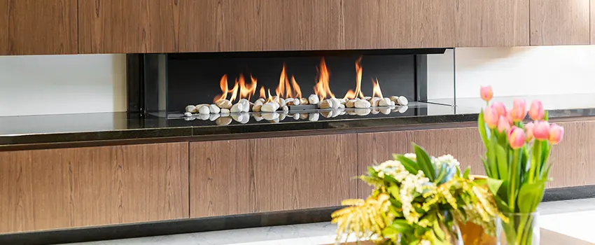 Double-height Fireplace Design Refurbishment in Bellwood, Illinois