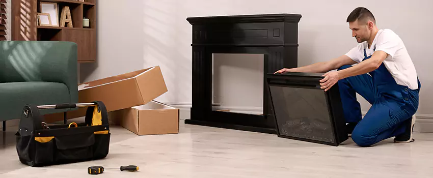 Old Rusted Metal Fireplace Repair And Replacement in Bellwood, IL