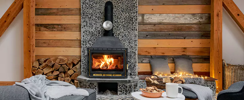 Thelin Hearth Products Direct Vent Gas Stove Fireplace Inspection in Bellwood, Illinois